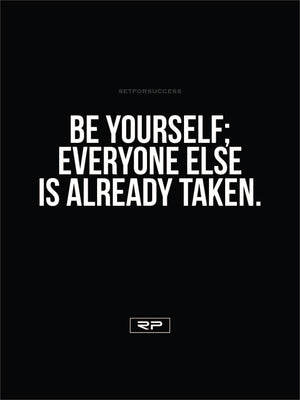 Be Yourself - 18x24 Poster