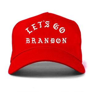Let's Go Brandon Cap - Red / White