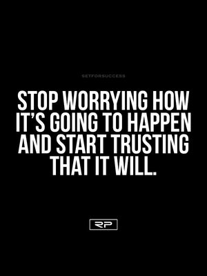 Stop Worrying - 18x24 Poster