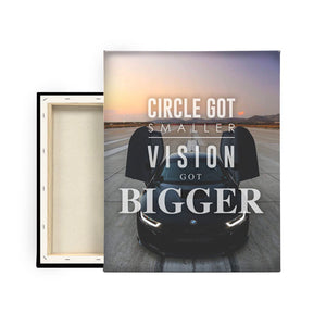 Smaller Circle Bigger Vision - 16x20 Canvas Print
