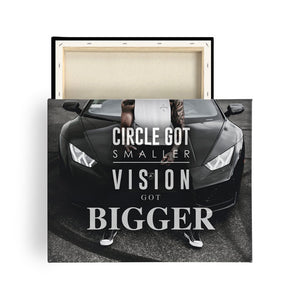 Smaller Circle Bigger Vision Lambo - 16x20 Canvas Print