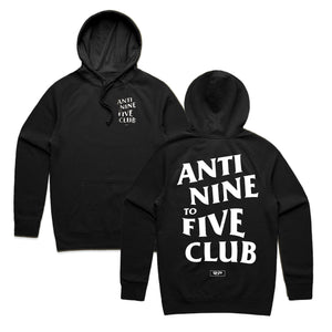Anti Nine To Five Hoodie - Black