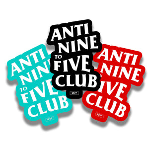 Anti Nine to Five 3 Sticker Pack (colored)
