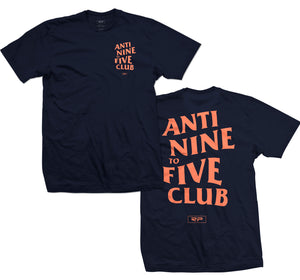 Nine To Five - Navy / Coral