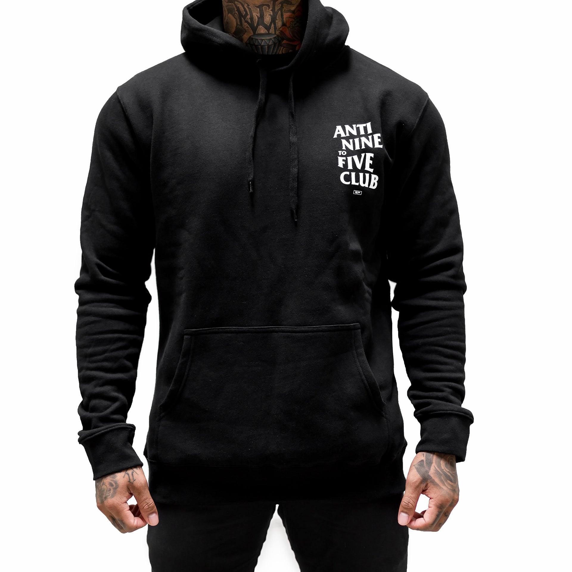 Anti Nine To Five Hoodie - Black