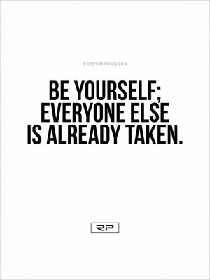Be Yourself - 18x24 Poster