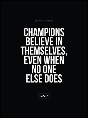 CHAMPIONS - 18x24 Poster