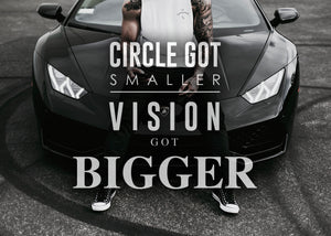 Smaller Circle Bigger Vision Lambo - 16x20 Canvas Print