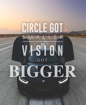 Smaller Circle Bigger Vision - 16x20 Canvas Print