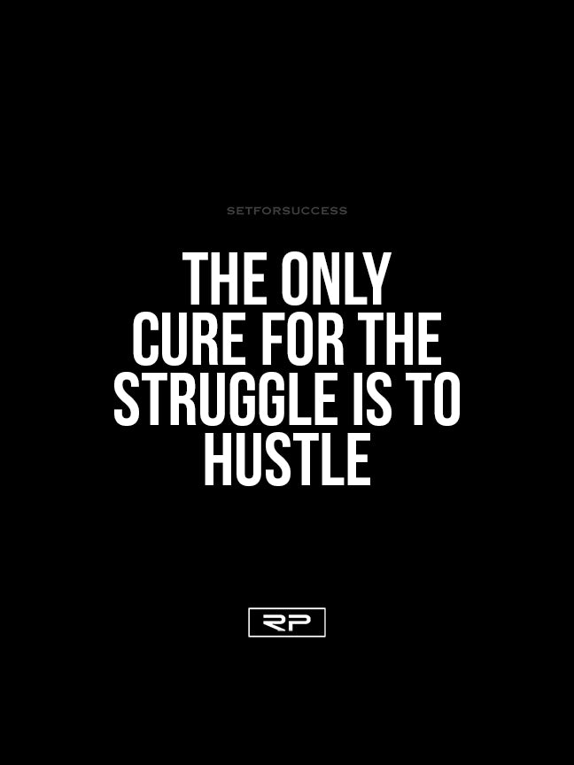 The Cure For The Struggle - 18x24 Poster