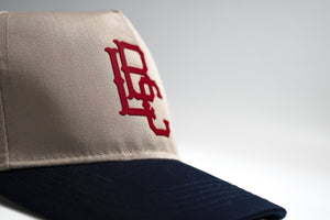 LBC Classic Snapback - Khaki / Red / Navy