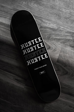 Twenty Four Seven - Skate Deck 8" (Black)