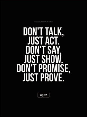 Just Prove. - 18x24 Poster