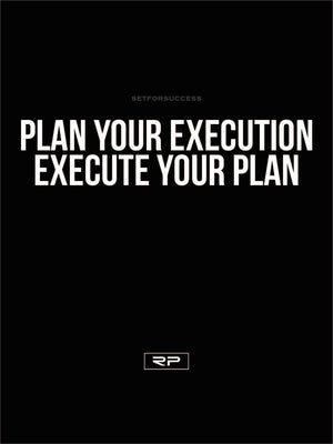 Plan Your Execution - 18x24 Poster