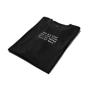 Twenty Four 7 Tee - Black