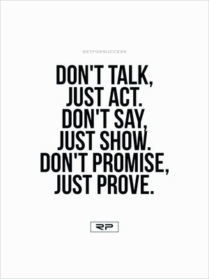 Just Prove. - 18x24 Poster