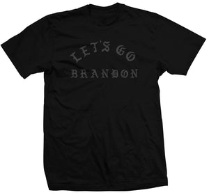 Let's Go Brandon Tee - Black / Dark Grey