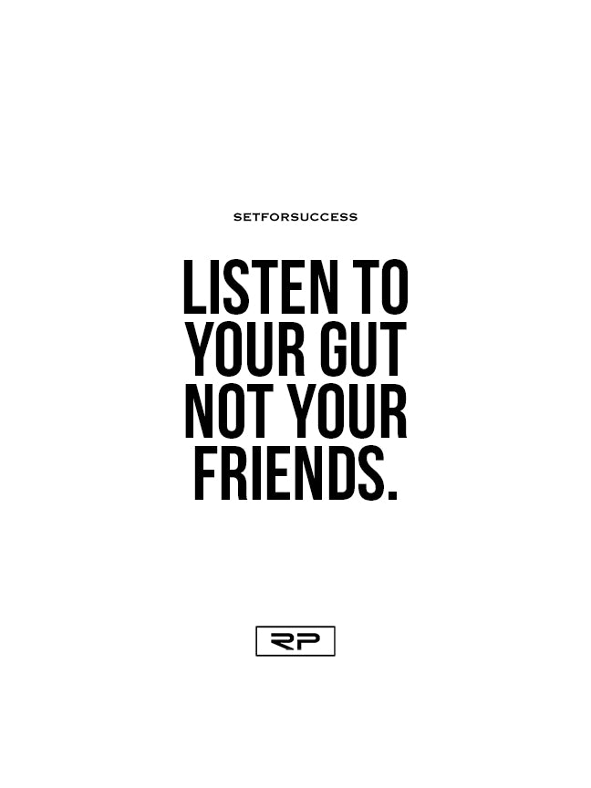 Listen To Your Gut - 18x24 Poster