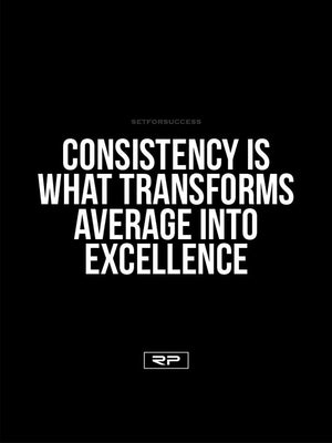 Consistency - 18x24 Poster