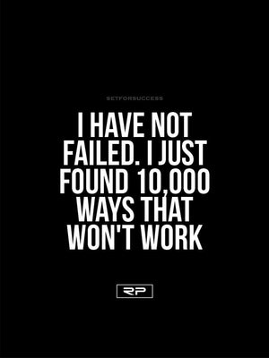 Never Failed - 18x24 Poster