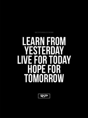 Learn, Live, Hope - 18x24 Poster