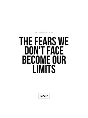 Fears We Don̥t Face - 18x24 Poster