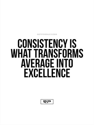 Consistency - 18x24 Poster