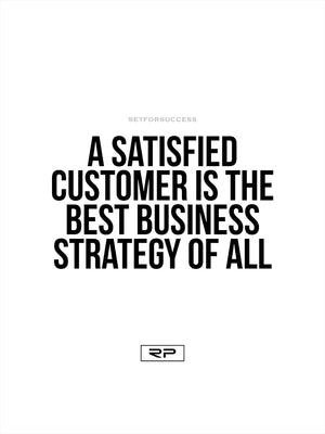 Satisfied Customer - 18x24 Poster