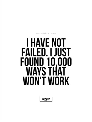 Never Failed - 18x24 Poster