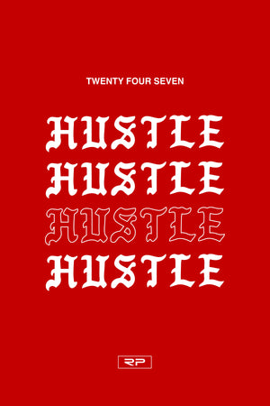 Twenty Four Seven Hustle - 24x36 Poster