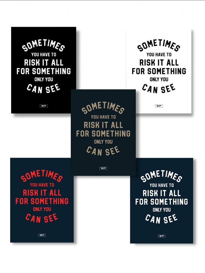 Risk It All - Poster Bundle
