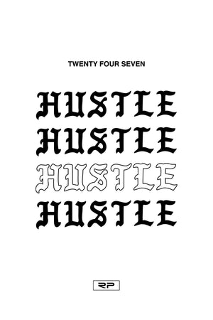 Twenty Four Seven Hustle - 24x36 Poster