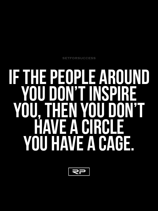 You Don't Have A Circle, You Have A Cage. - 18x24 Poster