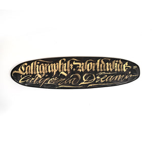 RD x RP Skate Deck "Calligraphy Worldwide / CA Dreamin" - 8/11