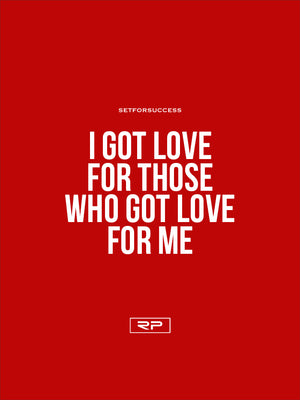 LOVE FOR ME - 18x24 Poster