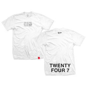 Twenty Four 7 Tee - White