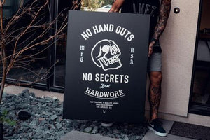 No Handouts Canvas