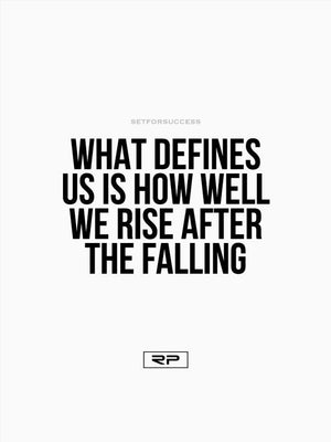 Rise After Falling - 18x24 Poster